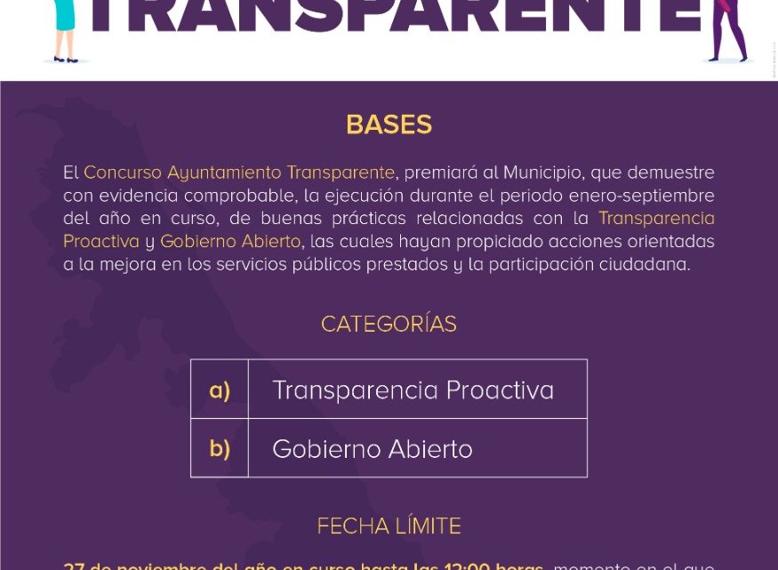 IVAI convoca al primer concurso “Ayuntamiento Transparente” 