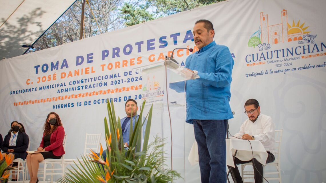 Un verdadero cambio llega a Cuautinchán con José Daniel Torres García