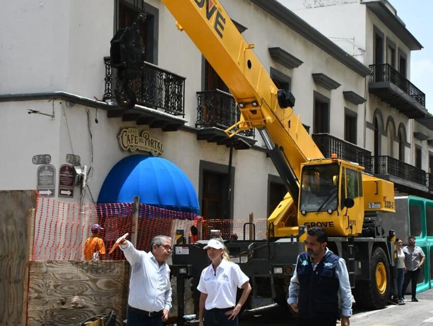 Sigue rehabilitación del Centro Histórico de Veracruz