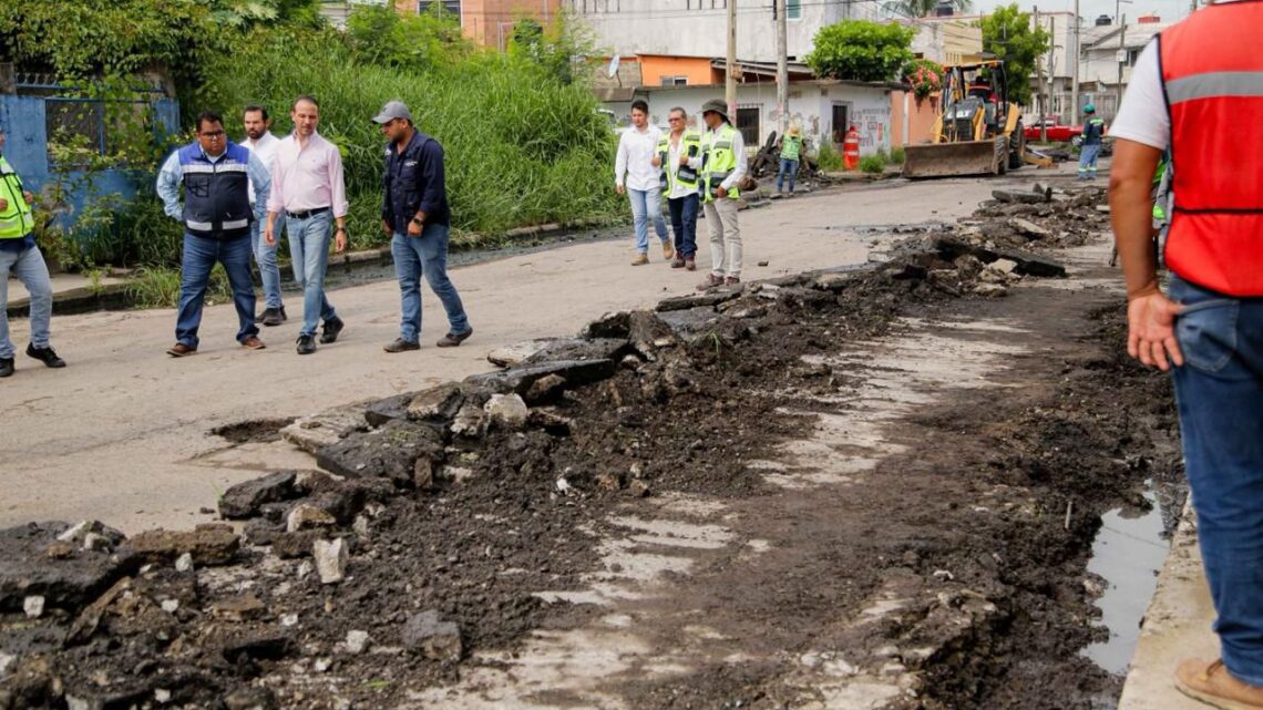 Nueva pavimentación en Boca del Río