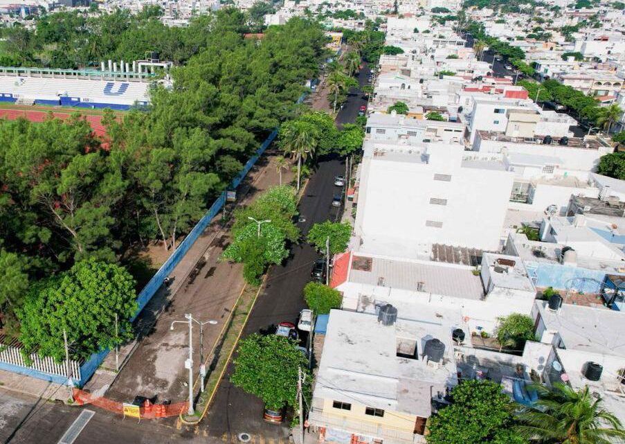 Rehabilitación calle Mar del Norte #BocaDelRío