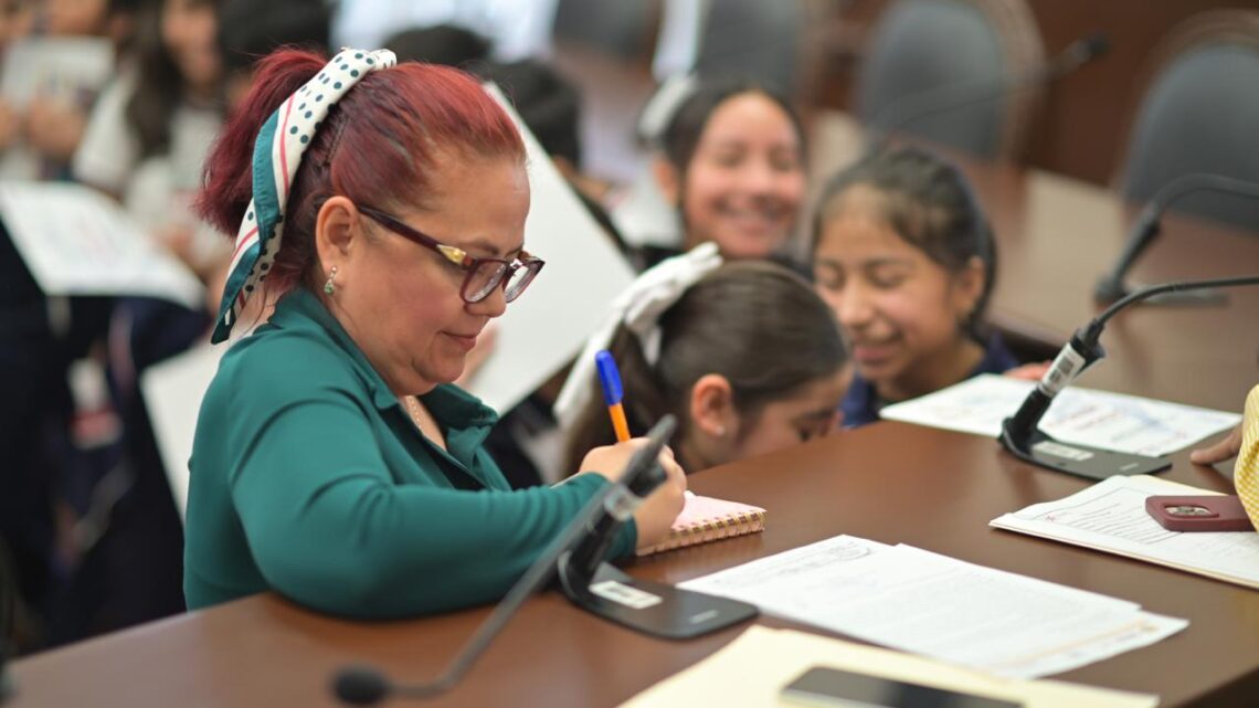 Daniela Griego dialogó con la niñez