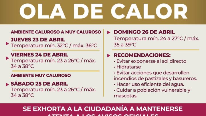 Llaman a jarochos a cuidarse por ola de calor